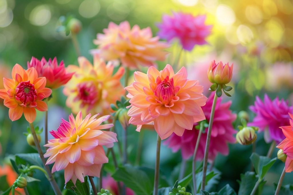 Comment cultiver et entretenir des Dahlias Cactus pour un jardin éclatant