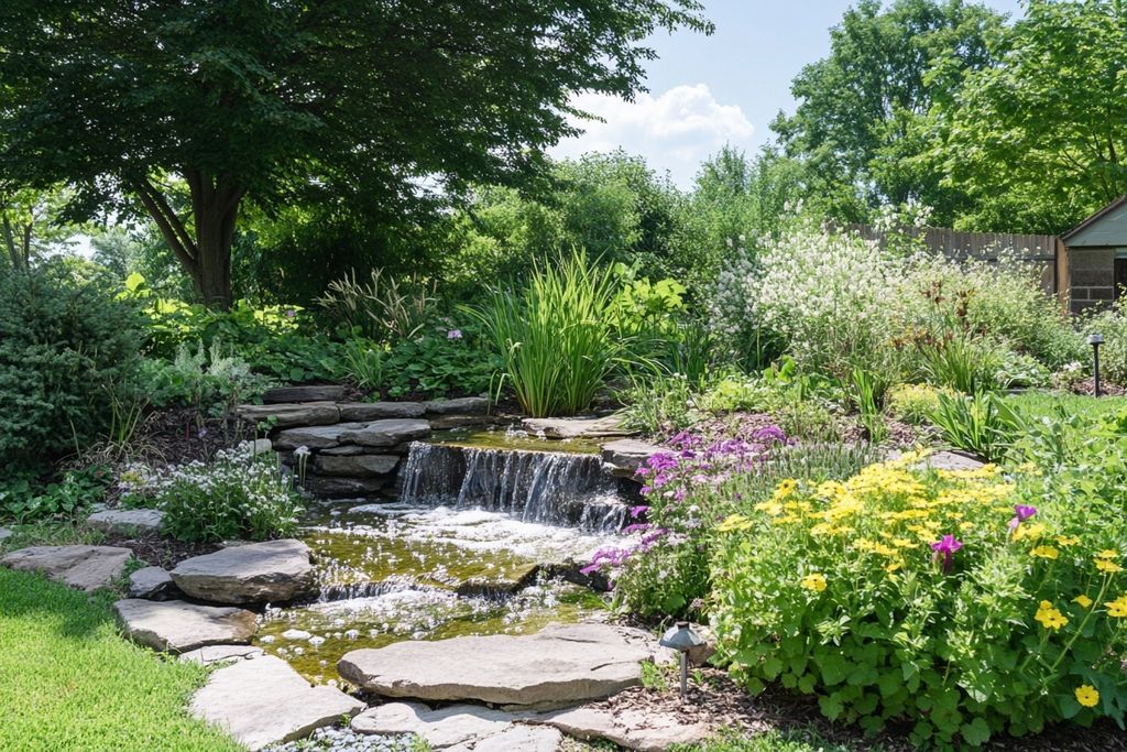 Comment aménager un jardin en pente