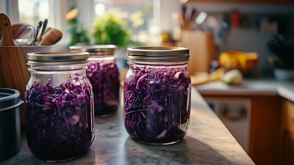 Récolte et conservation du chou rouge
